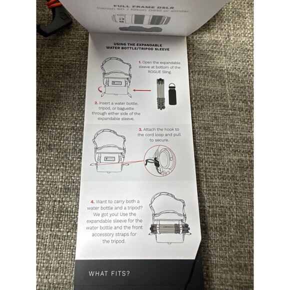 Wandrd Roam Sling Crossbody 6L Camera Bag Sedona Orange w/ Adj Strap & Dividers - Picture 11 of 15